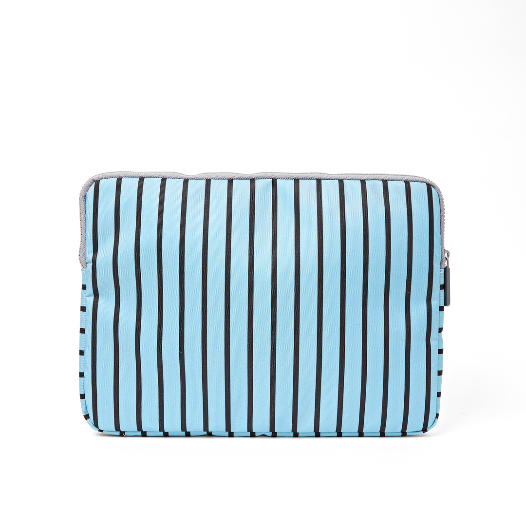 Brick Lane Laptop Sleeve in Blue Stripe