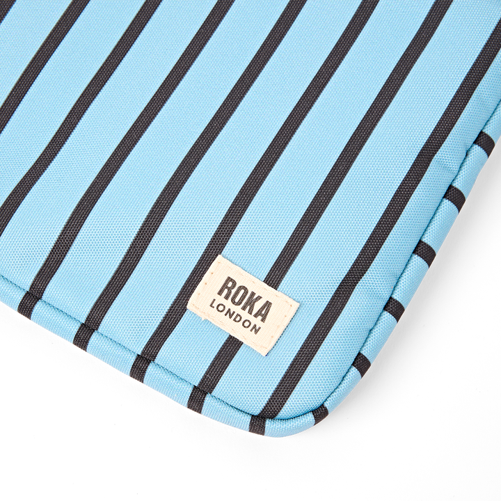 Brick Lane Laptop Sleeve in Blue Stripe