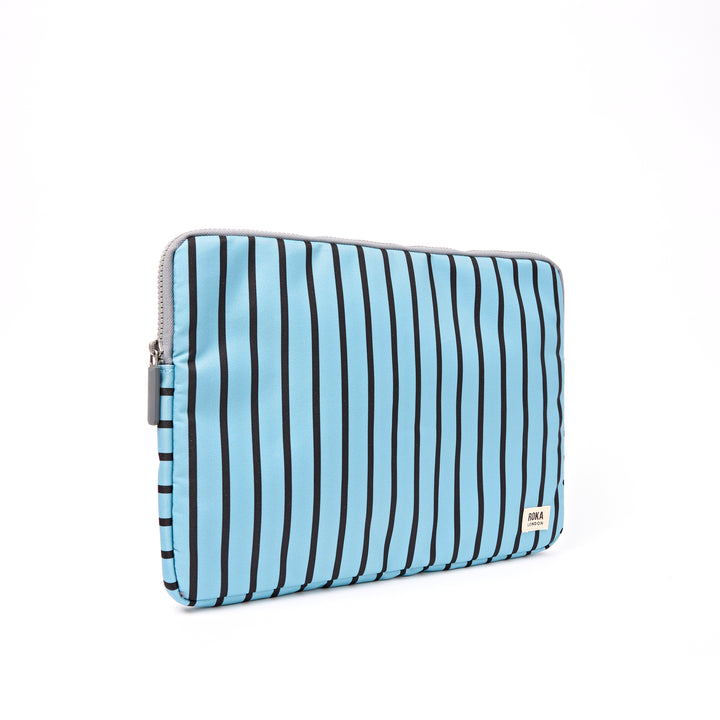 Brick Lane Laptop Sleeve in Blue Stripe