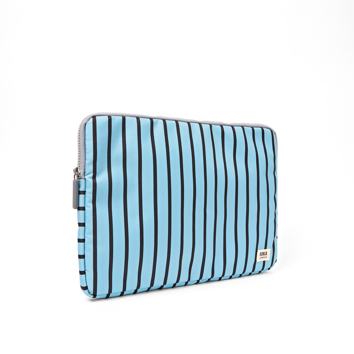 Brick Lane Laptop Sleeve in Blue Stripe