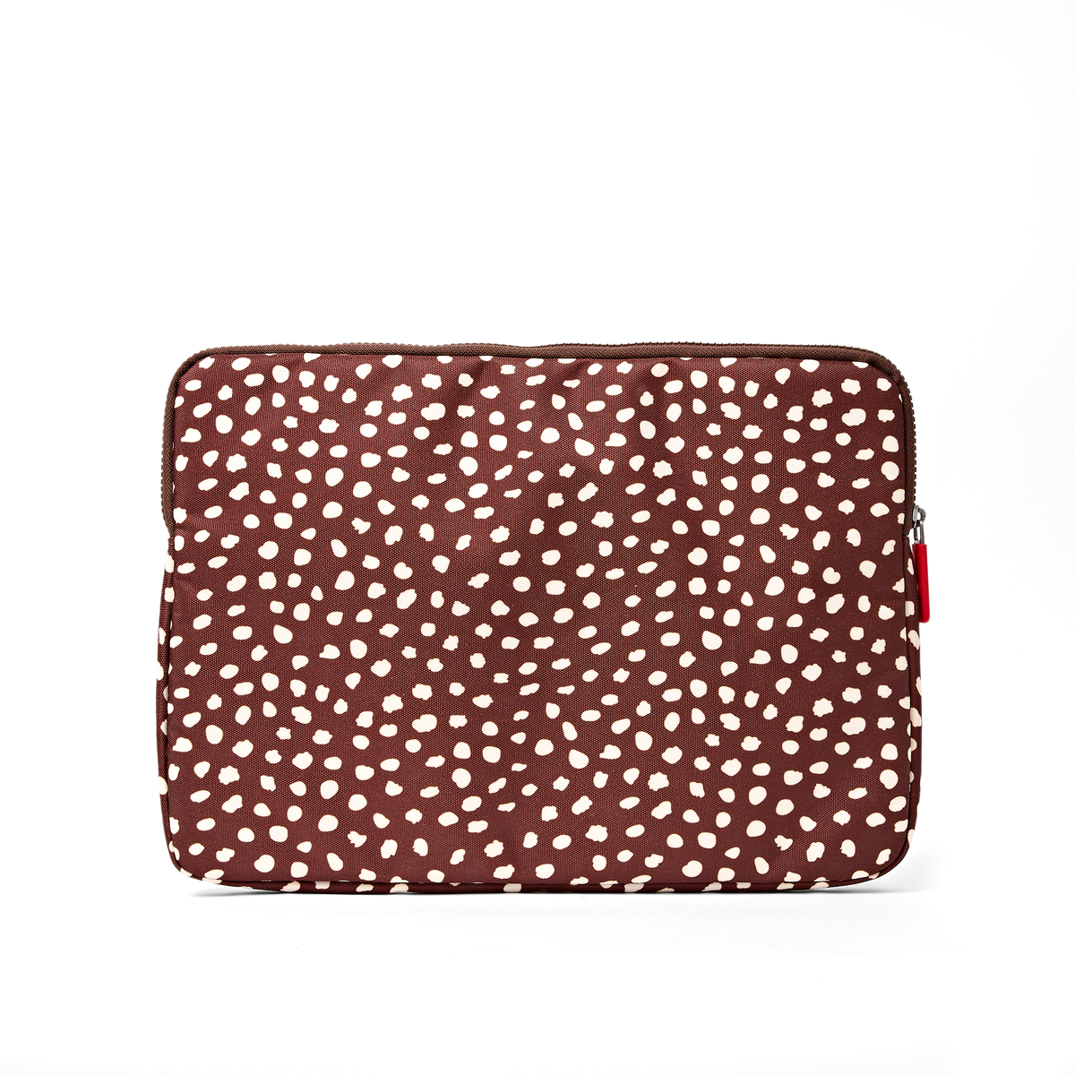 Brick Lane Laptop Sleeve in Brown Dot