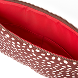 Brick Lane Laptop Sleeve in Brown Dot
