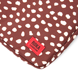 Brick Lane Laptop Sleeve in Brown Dot