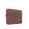 Brick Lane Laptop Sleeve in Brown Dot