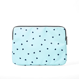 Brick Lane Laptop Sleeve in Heart Print