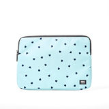 Brick Lane Laptop Sleeve in Heart Print