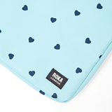 Brick Lane Laptop Sleeve in Heart Print