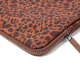 Brick Lane Laptop Sleeve in Mini Leopard