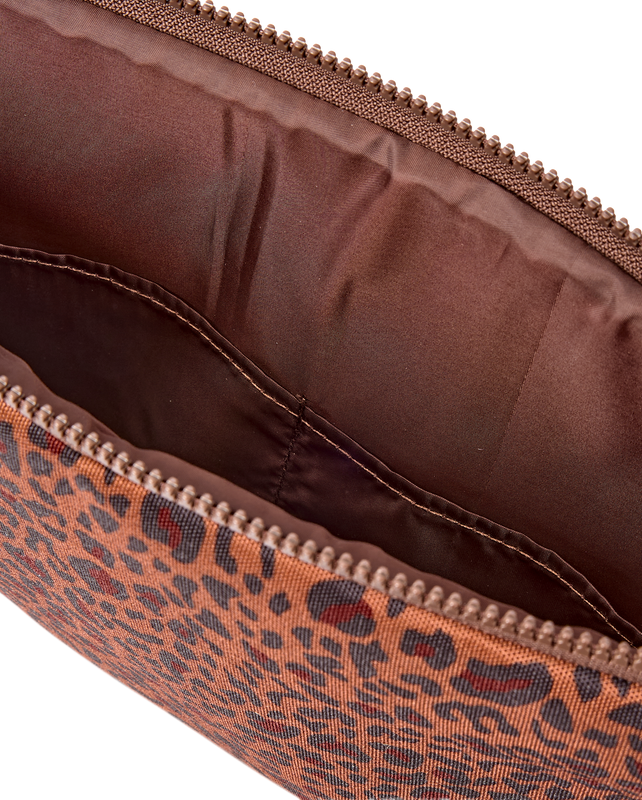 Brick Lane Laptop Sleeve in Mini Leopard