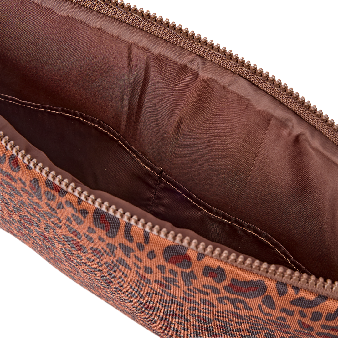 Brick Lane Laptop Sleeve in Mini Leopard