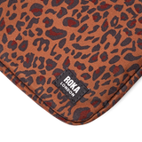 Brick Lane Laptop Sleeve in Mini Leopard