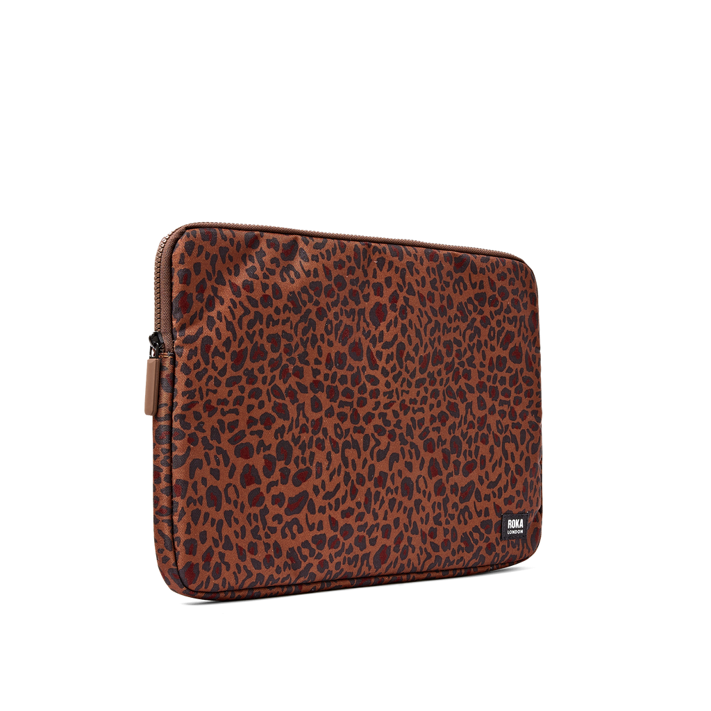 Brick Lane Laptop Sleeve Mini Leopard