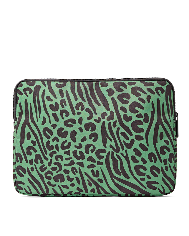 Brick Lane Laptop Sleeve in Mixed Animal Artichoke