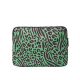 Brick Lane Laptop Sleeve in Mixed Animal Artichoke