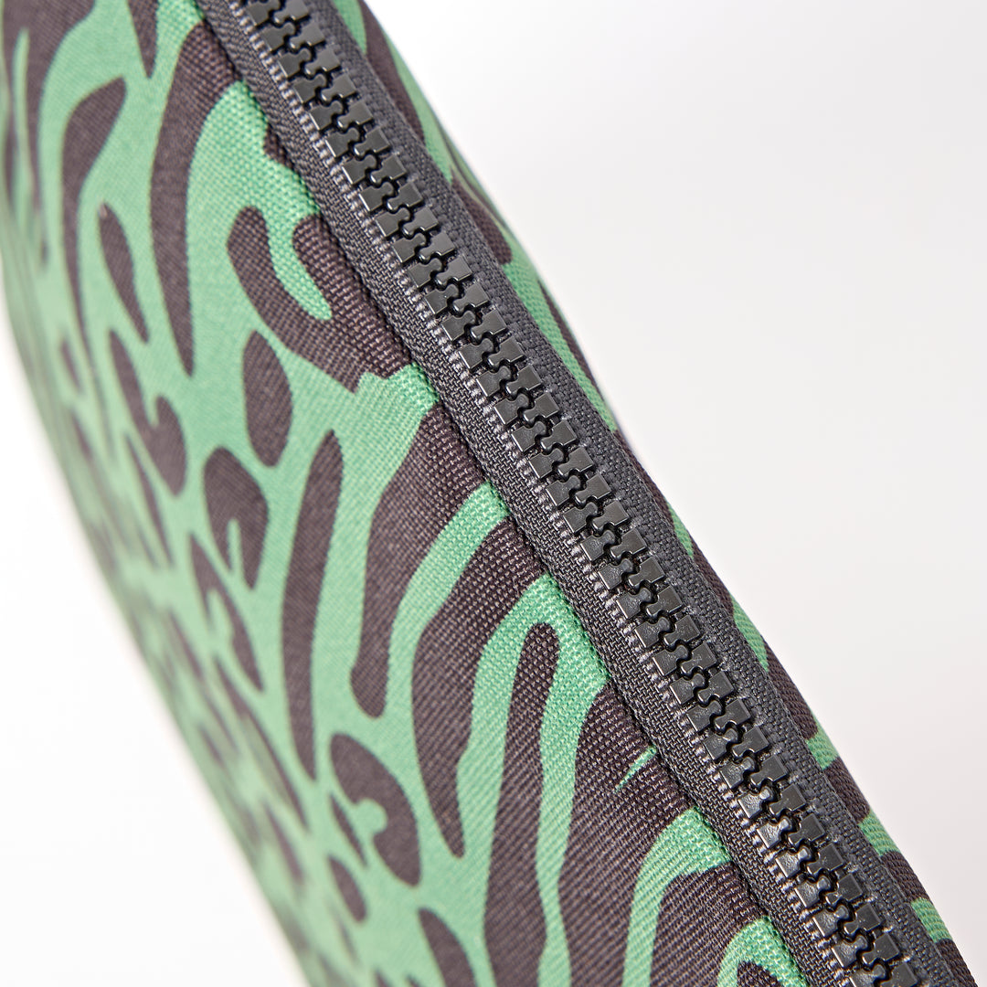 Brick Lane Laptop Sleeve in Mixed Animal Artichoke