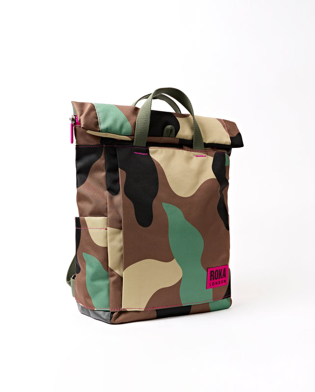 Camden J Backpack in Vintage Camo