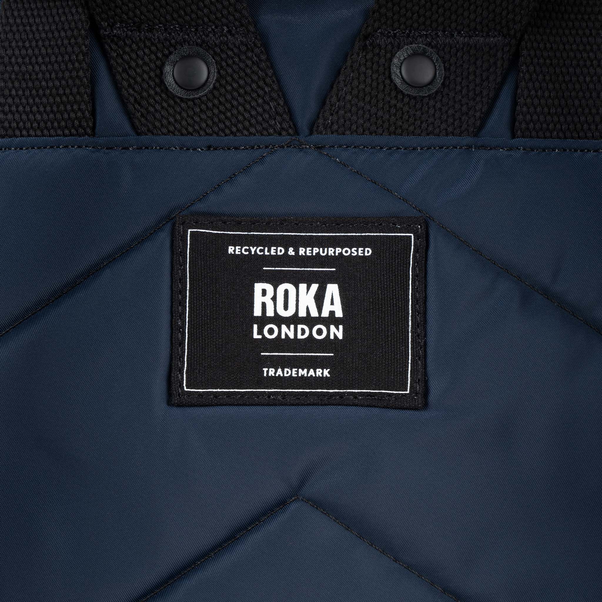 Black Label Camden J Backpack in Midnight – ROKA London