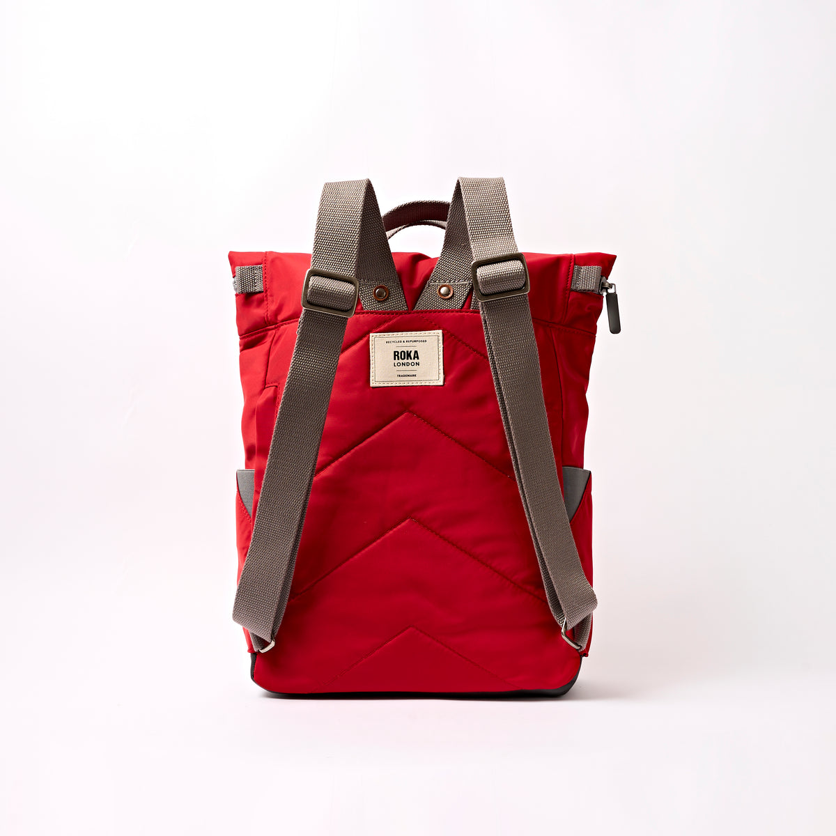 Camden J Backpack in Cranberry Stripe