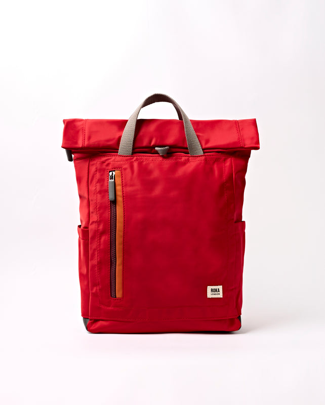 Camden J Backpack in Cranberry Stripe