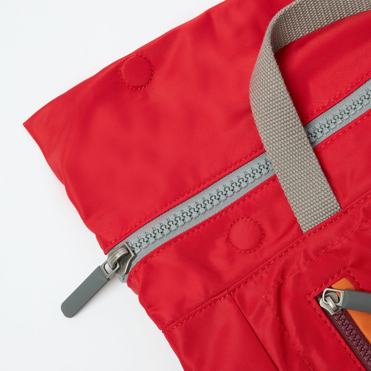 Camden J Backpack in Cranberry Stripe
