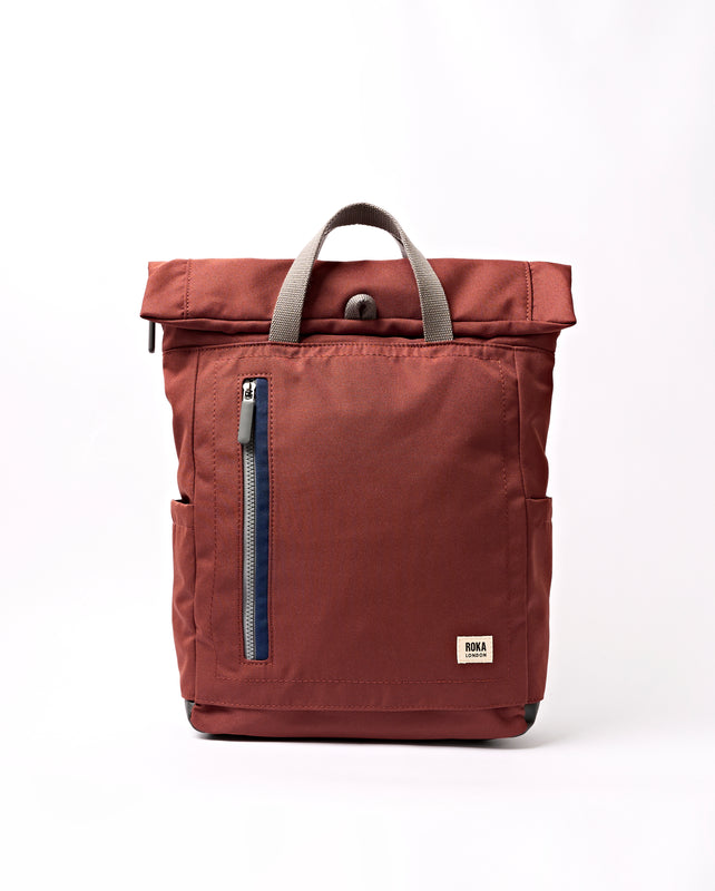 Camden J Backpack in Henna Stripe