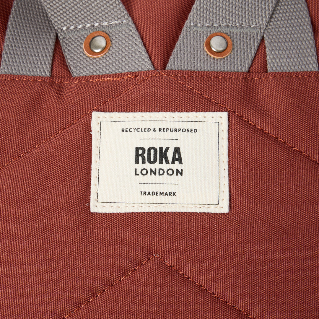 Camden J Backpack in Henna Stripe