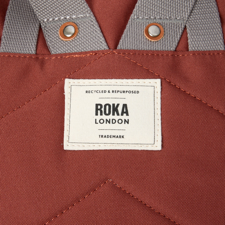 Camden J Backpack in Henna Stripe