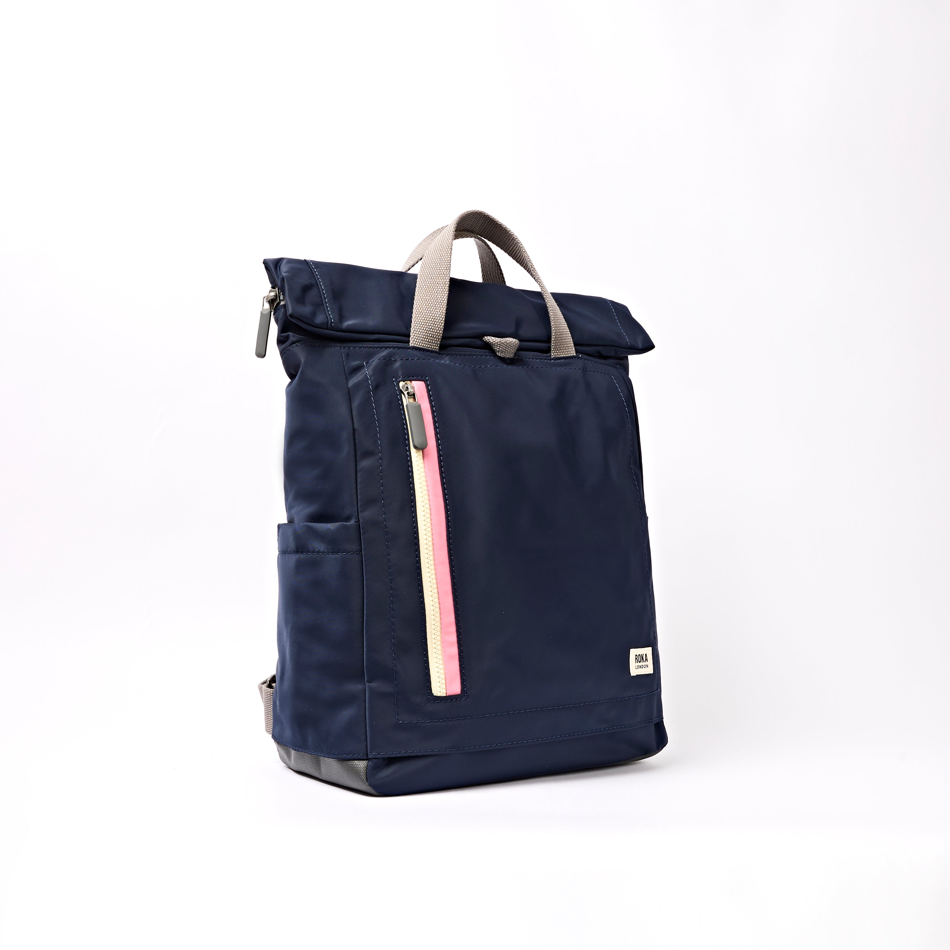 Camden J Backpack in Midnight Stripe – ROKA London