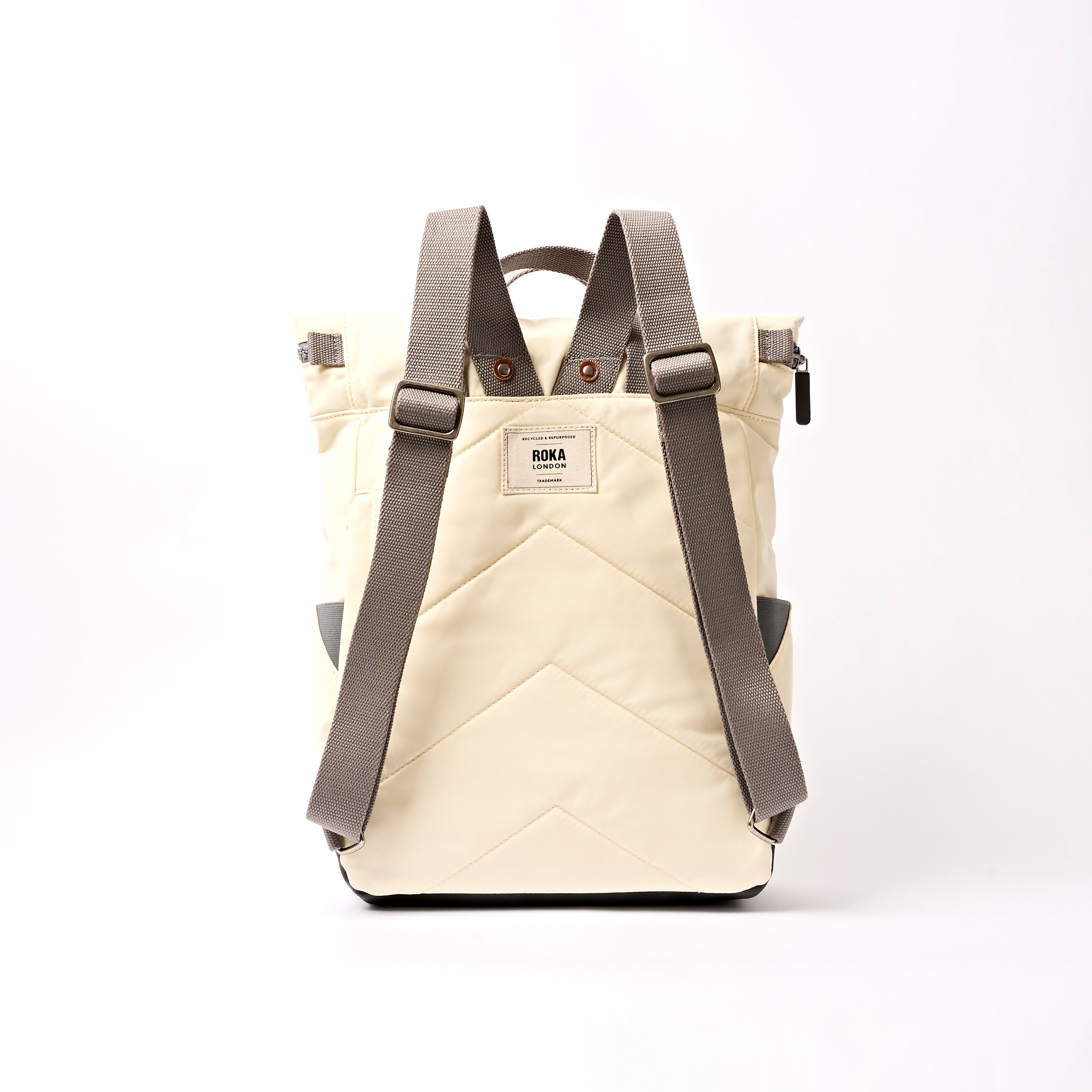 Camden J Wax Paper Stripe | Eco-Friendly Backpack Backpack | ROKA