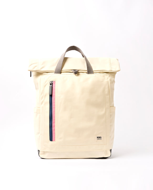 Camden J Backpack in Wax Paper Stripe