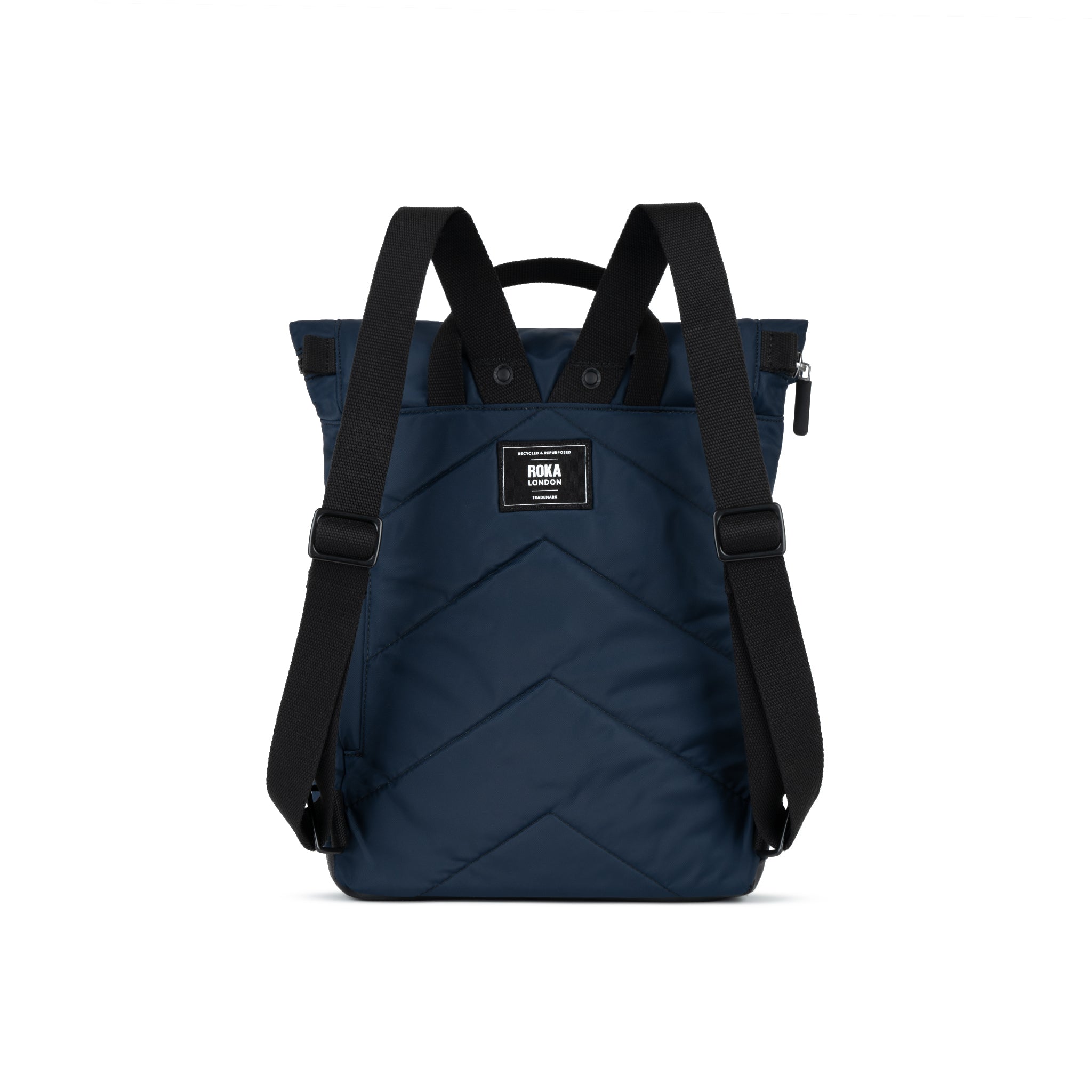 Black Label Camden P Backpack in Midnight – ROKA London