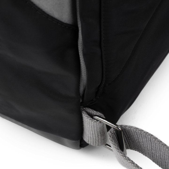 Canfield Roll Top Backpack in Black