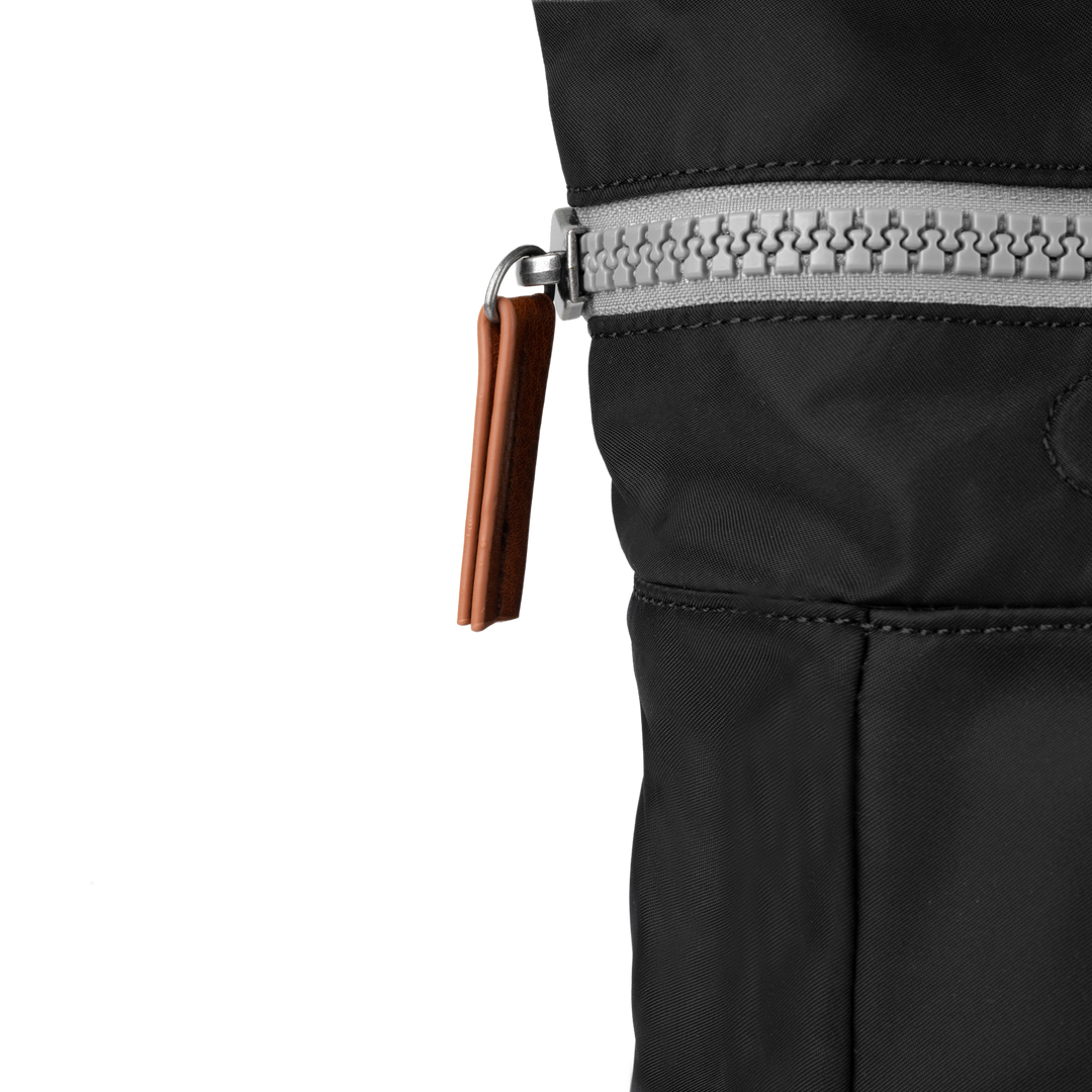 Canfield Roll Top Backpack in Black