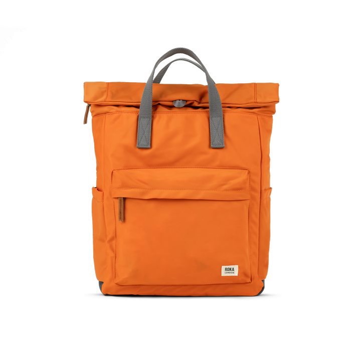 Canfield Roll Top Backpack in Burnt Orange