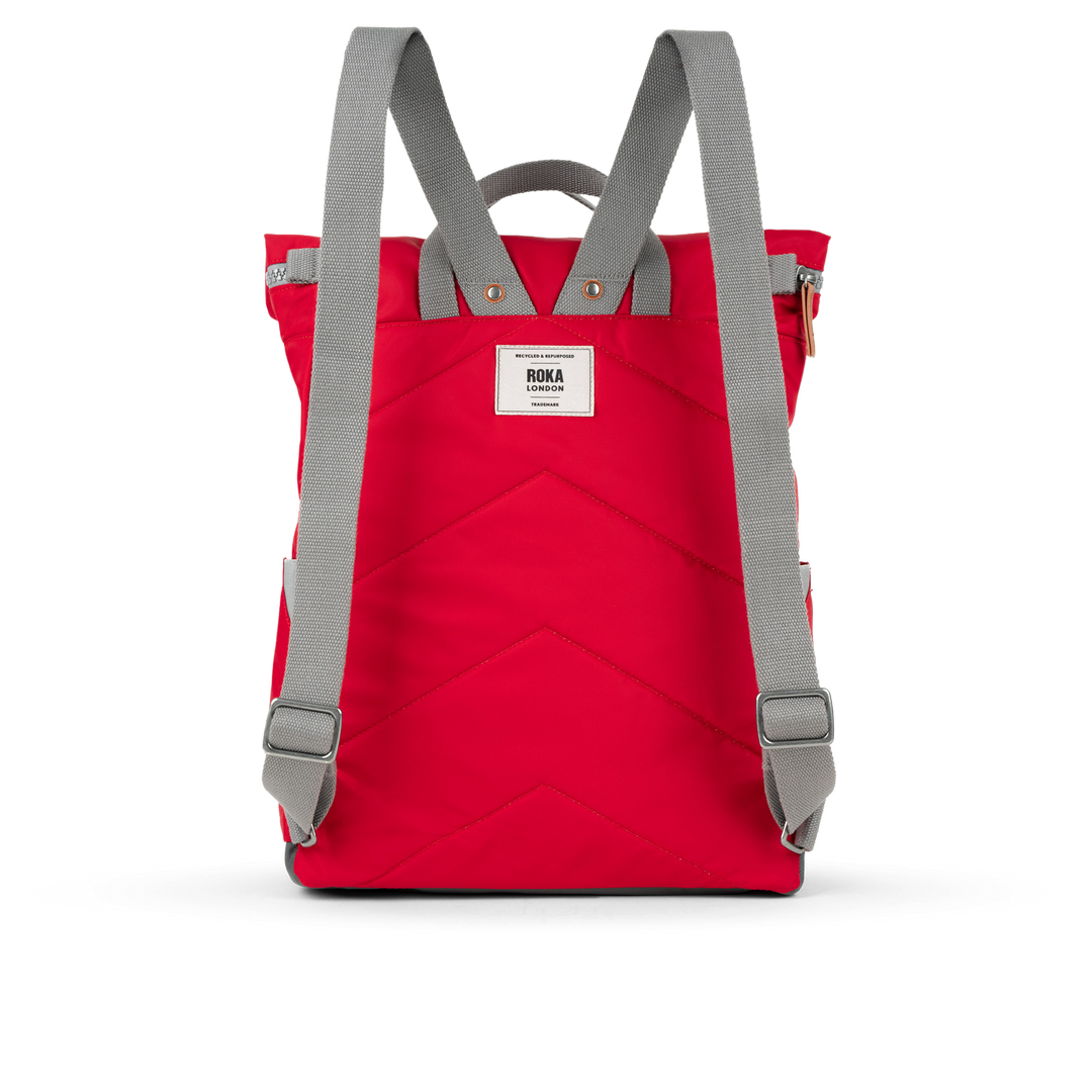 Canfield Roll Top Backpack in Cranberry