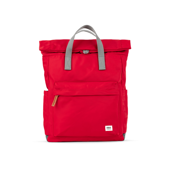 Canfield Roll Top Backpack in Cranberry