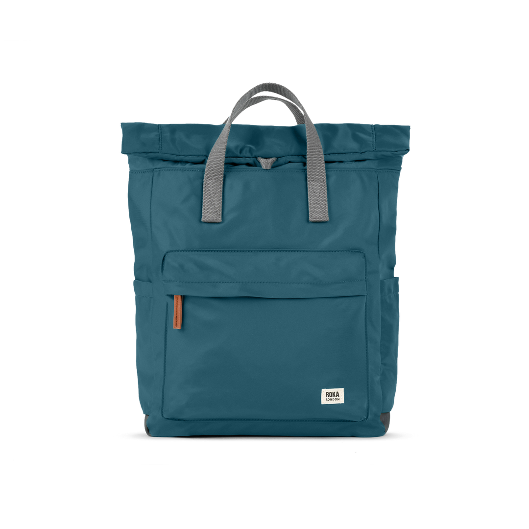 Canfield Roll Top Backpack in Teal