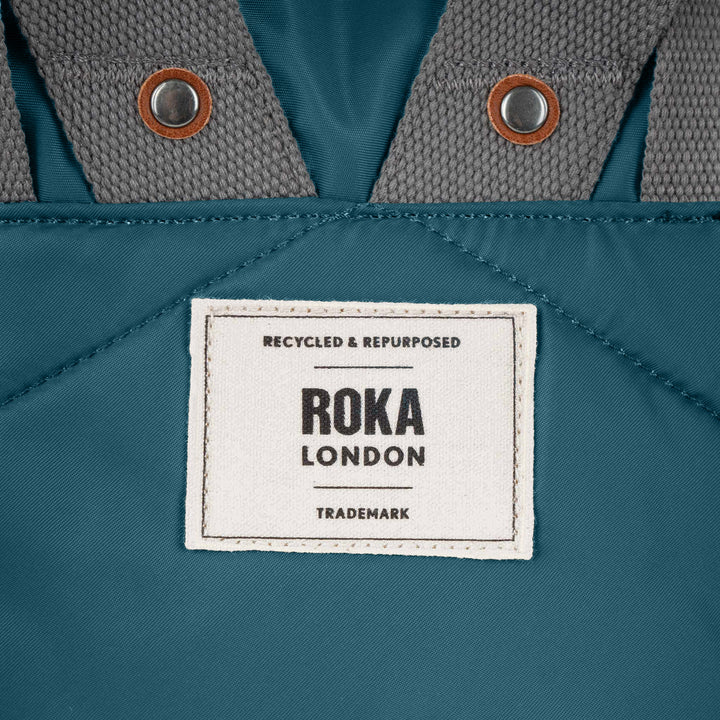 Canfield Roll Top Backpack in Teal