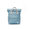Canfield Roll Top Backpack in Blue Stripe