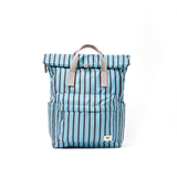 Canfield Roll Top Backpack in Blue Stripe