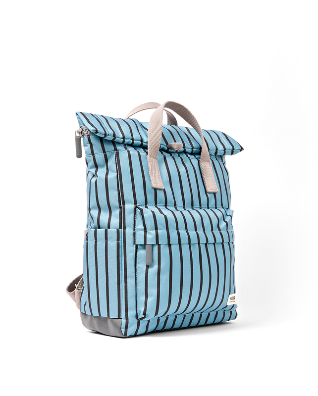 Canfield Roll Top Backpack in Blue Stripe
