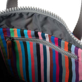 Canfield Roll Top Backpack in Multi Stripe