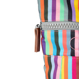 Canfield Roll Top Backpack in Multi Stripe