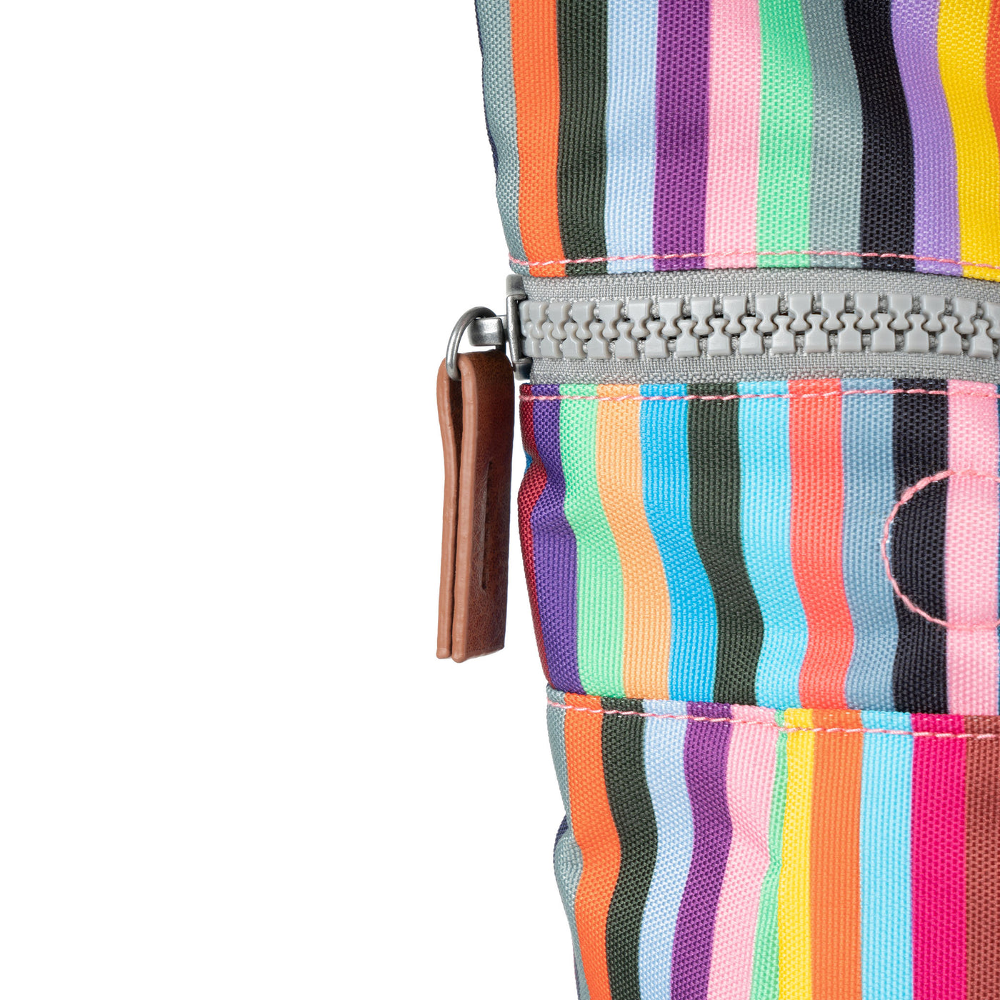 Canfield B Multi Stripe | Recycled & Eco-Friendly Backpack | ROKA London