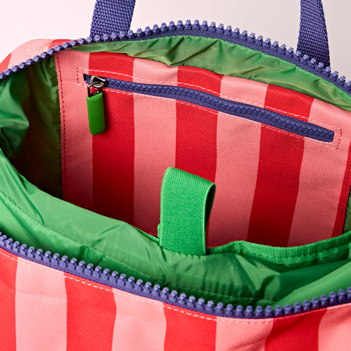 Canfield Roll Top Backpack in Circus Print