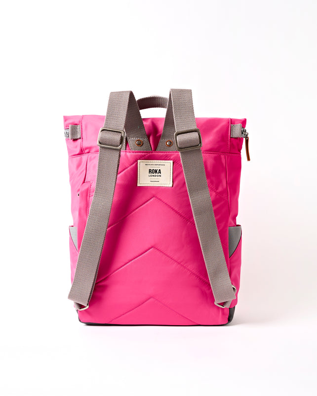 Canfield Roll Top Backpack in Granita Red