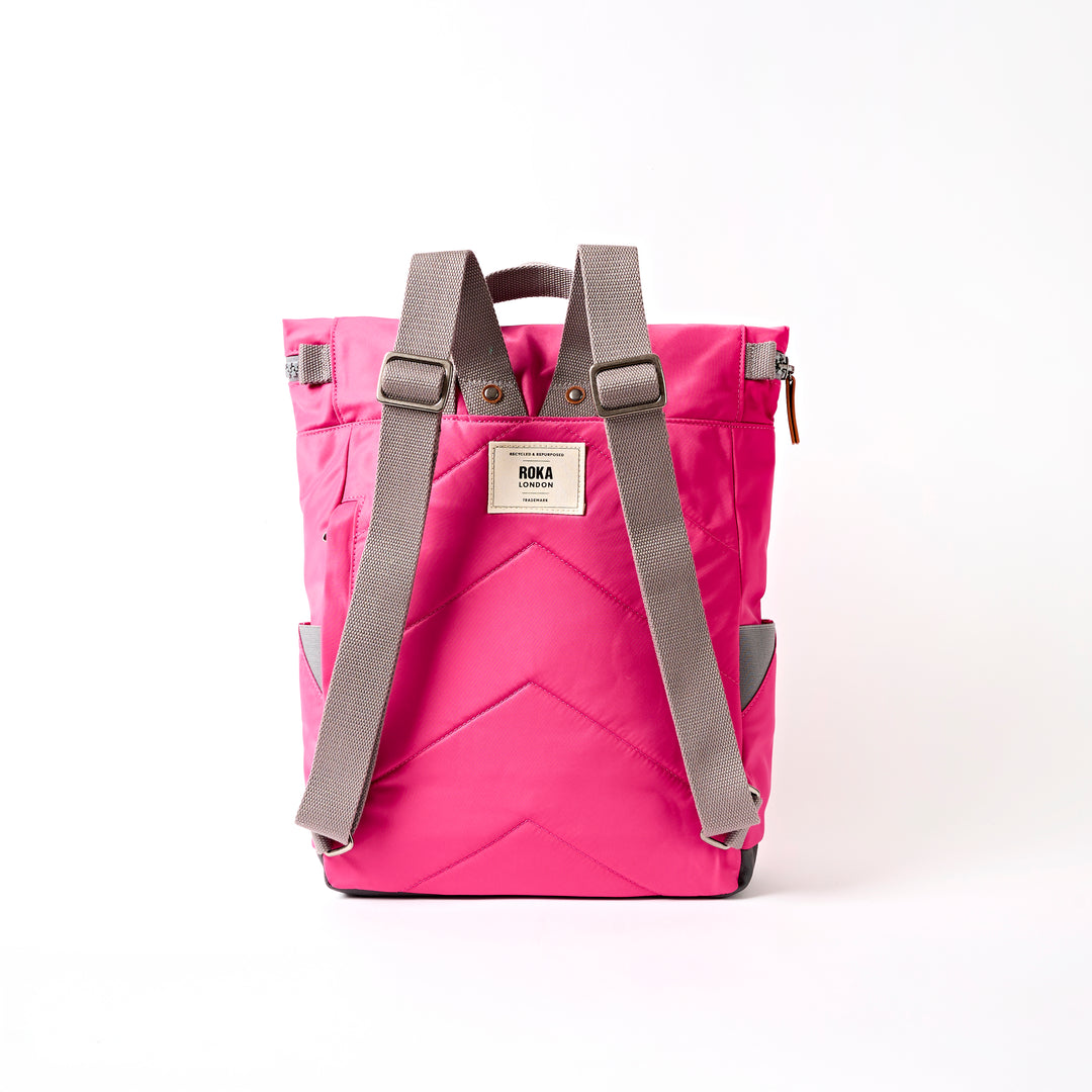 Canfield Roll Top Backpack in Granita Red