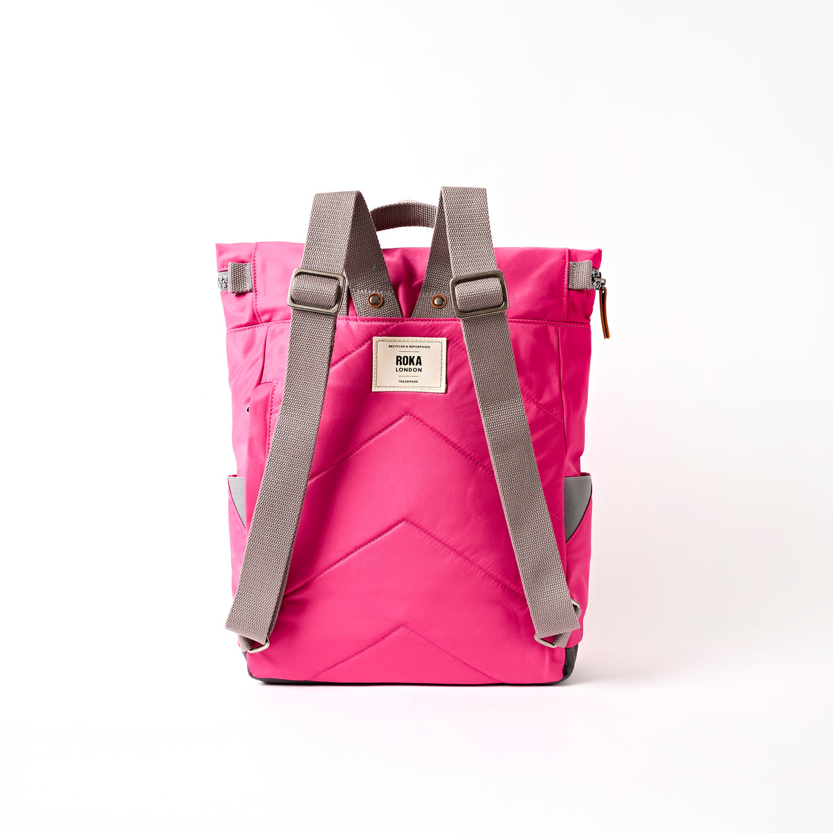 Canfield Roll Top Backpack in Granita Red