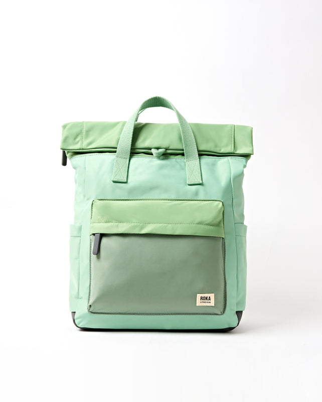 Canfield Roll Top Backpack in Green Tonal