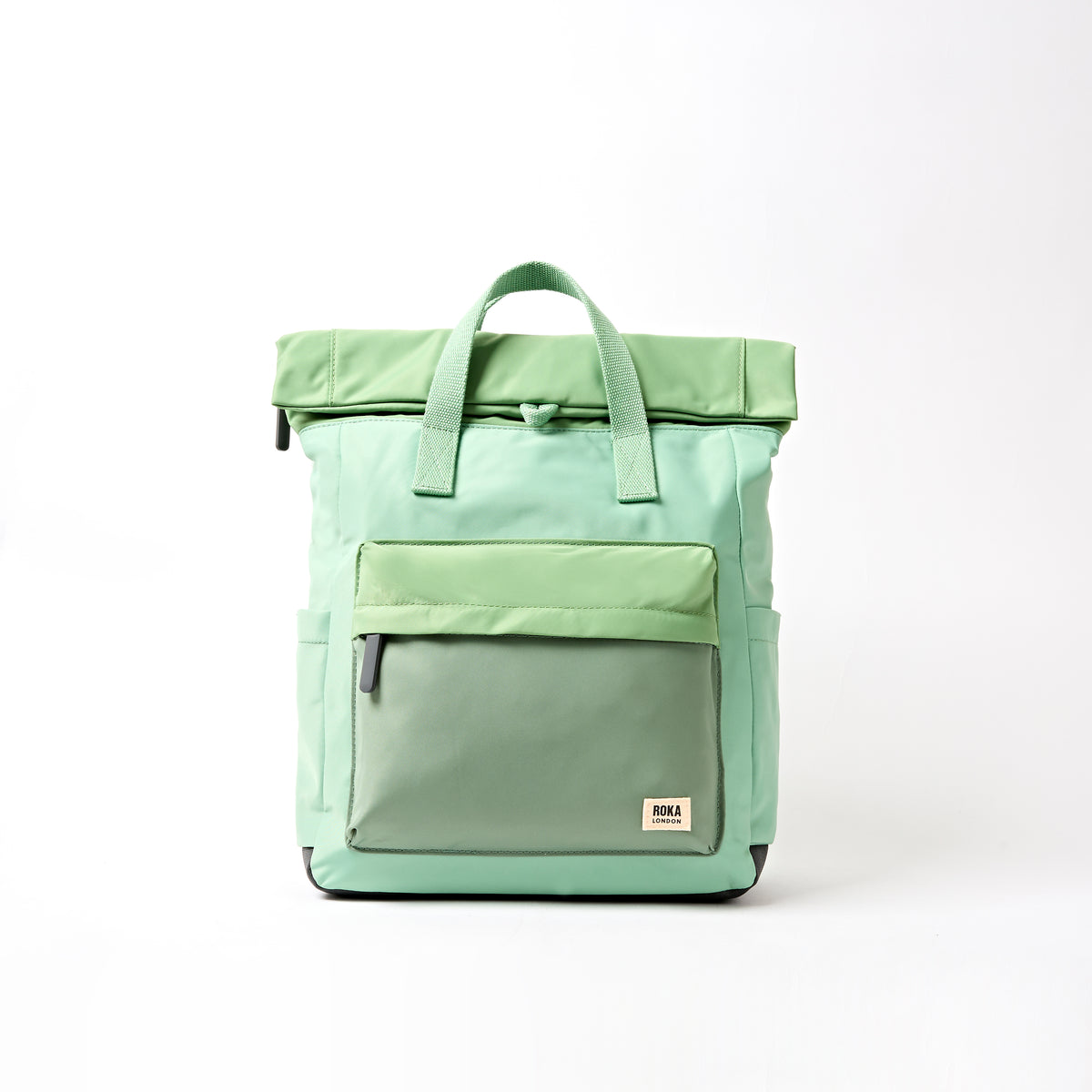 Canfield Roll Top Backpack in Green Tonal